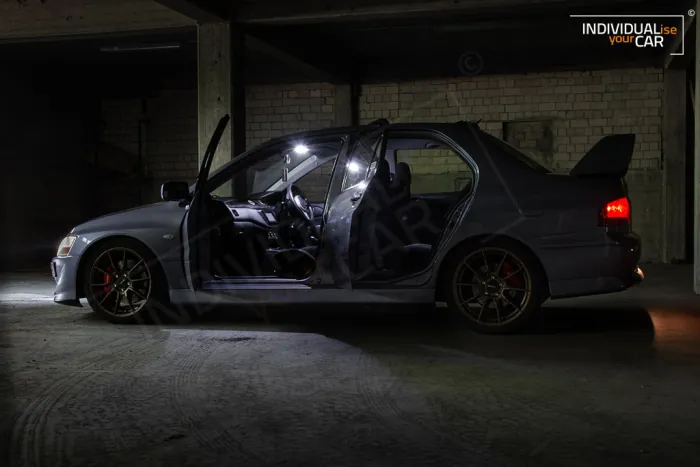 LED Innenraumbeleuchtung SET für Mitsubishi Lancer Evo VIII 8 - Pure-White